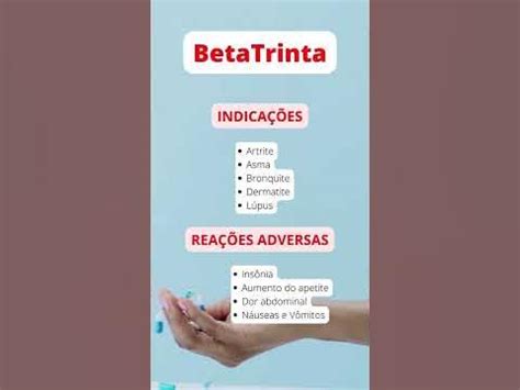 posologia beta trinta - betatrinta princípio ativo